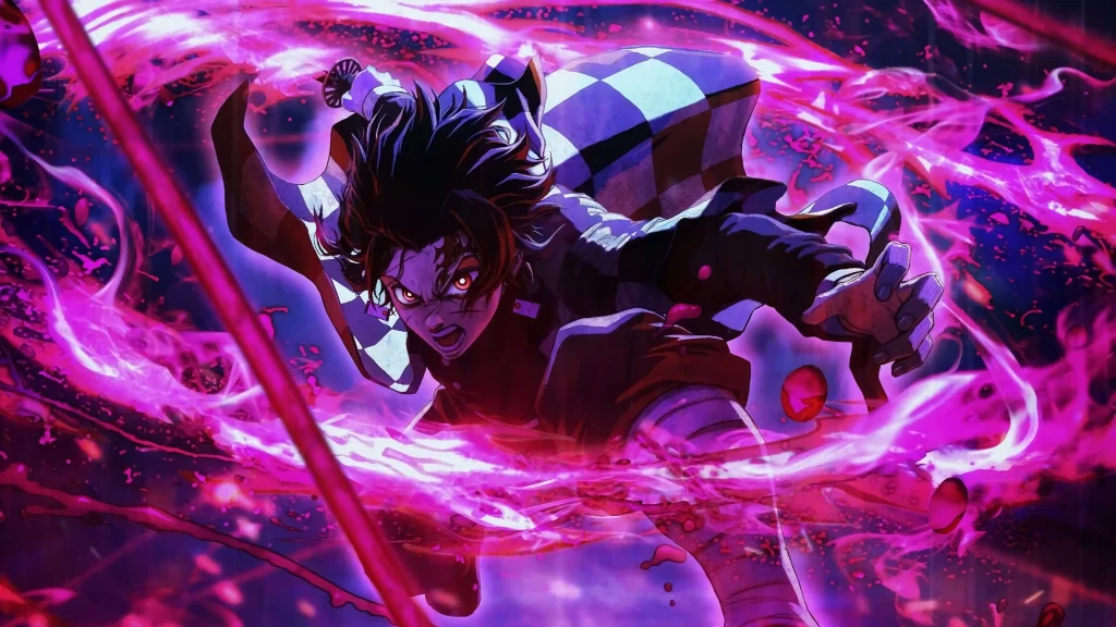 pc desktop wallpaper demon slayer 4k