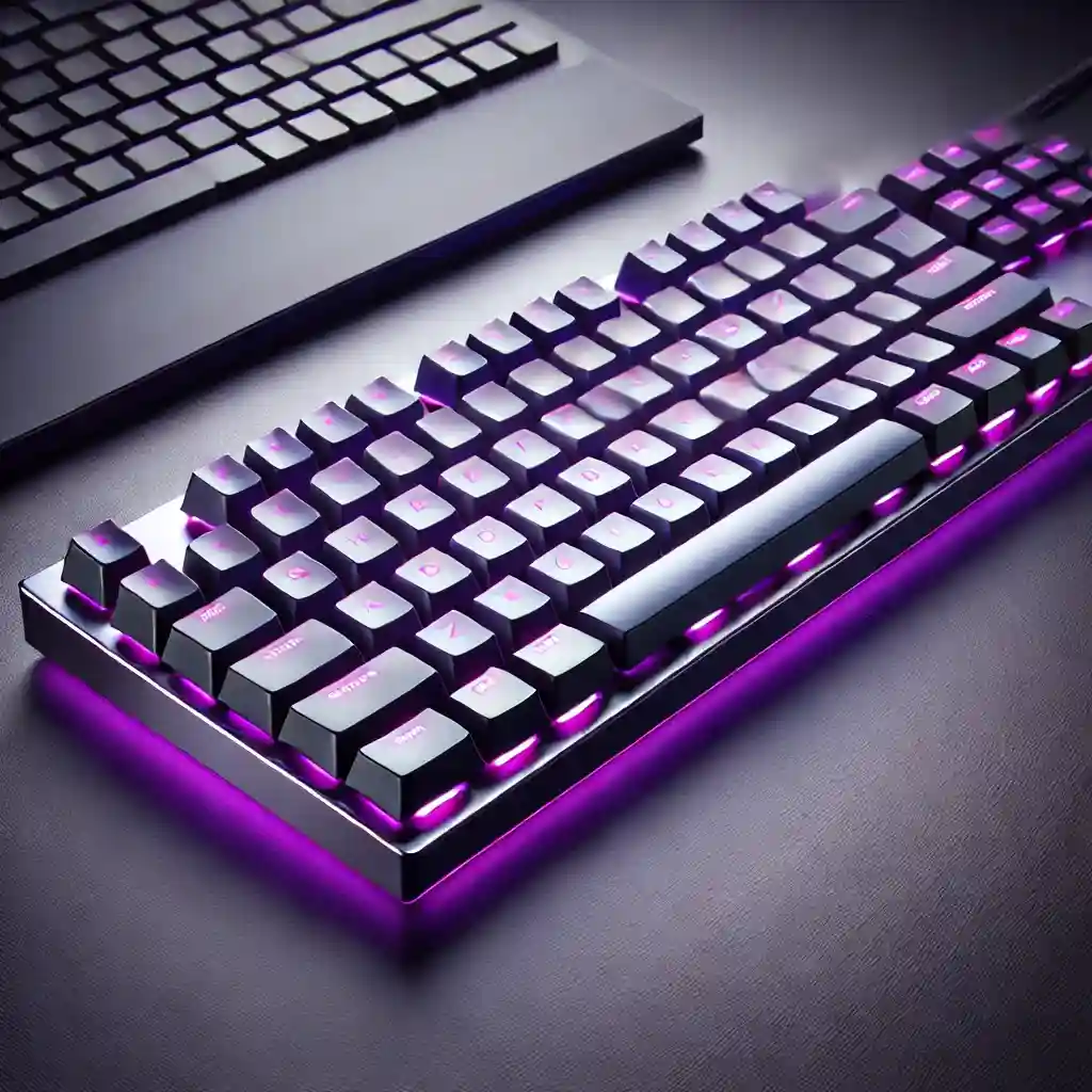 anodized purple keyboard