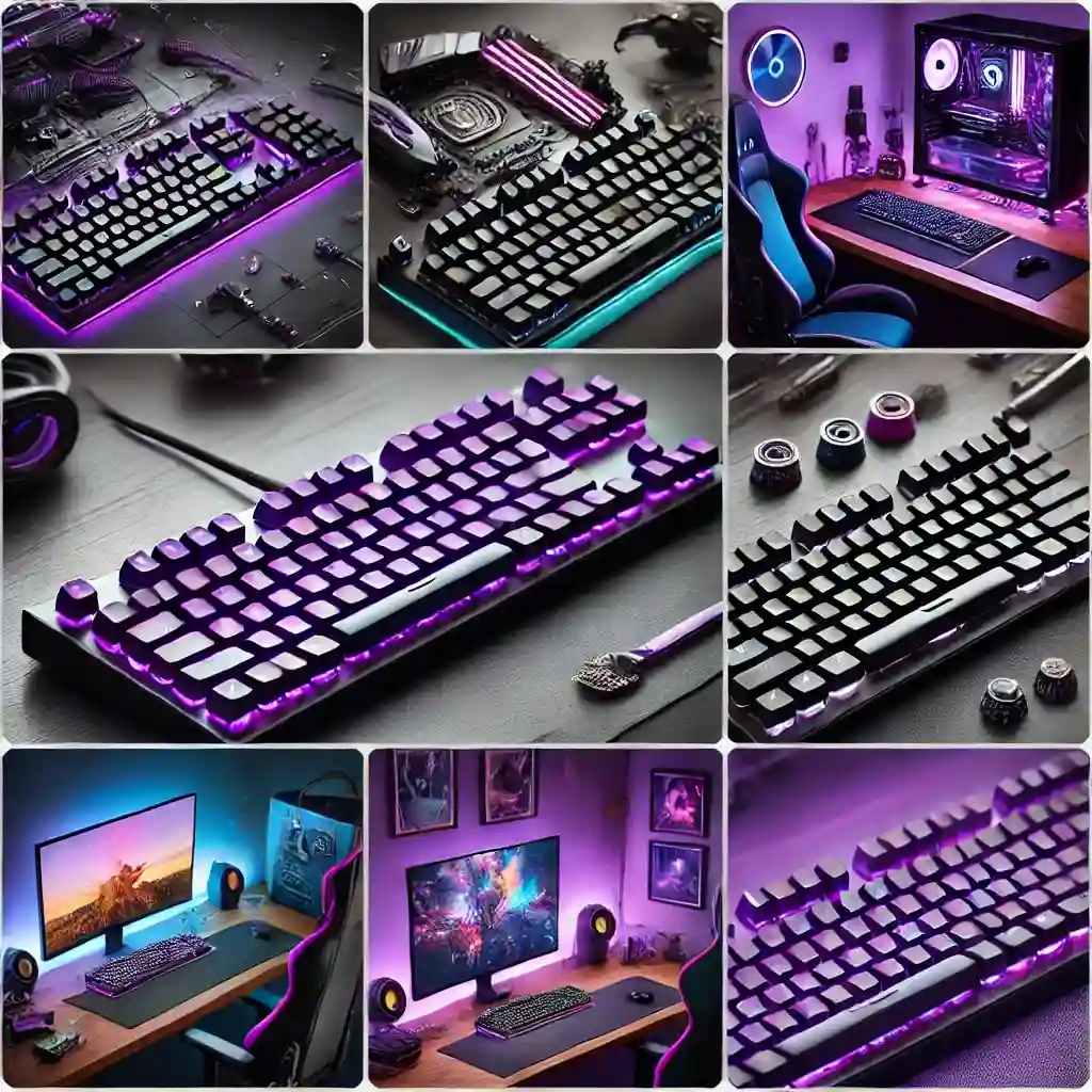 anodized purple keyboard