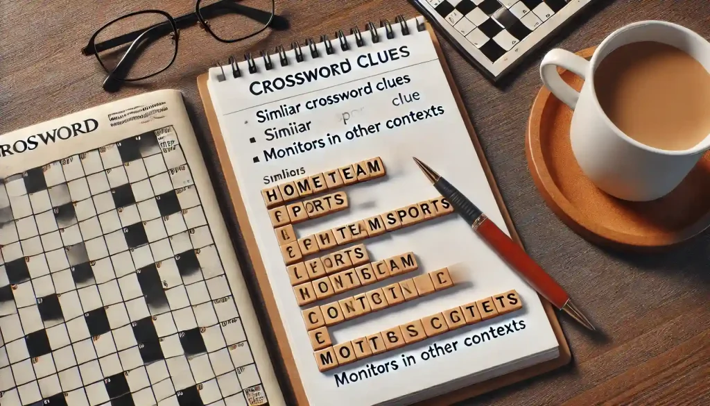 home monitors nyt crossword