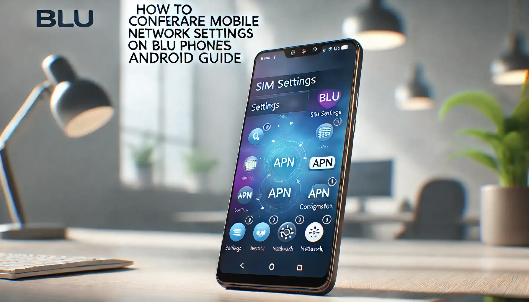 blu phone mobile network settings android