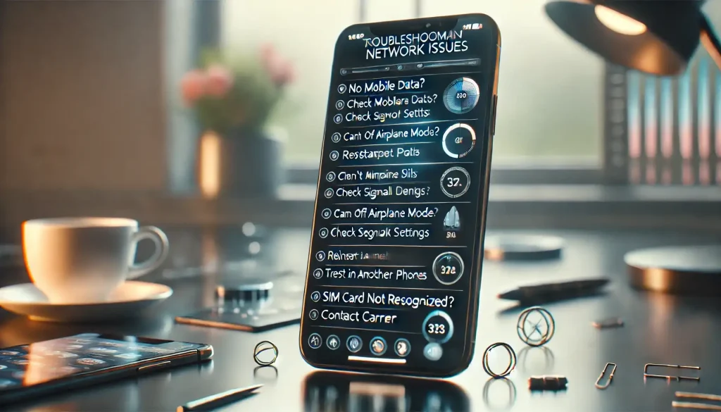 blu phone mobile network settings android