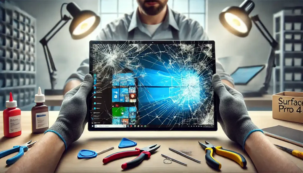 surface pro 4 screen ghosting