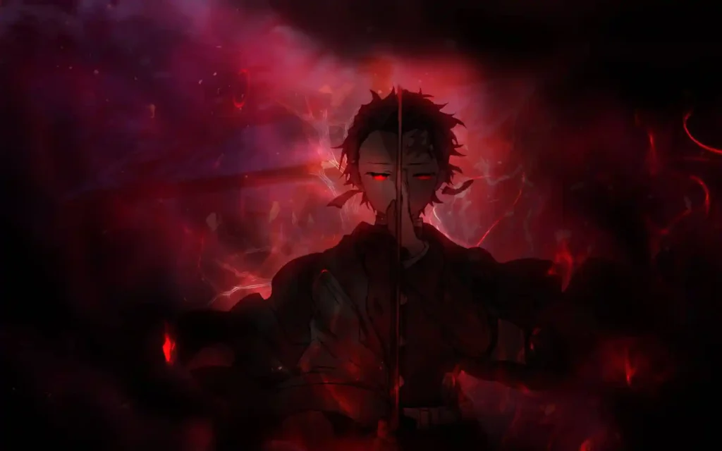 pc desktop wallpaper demon slayer 4k