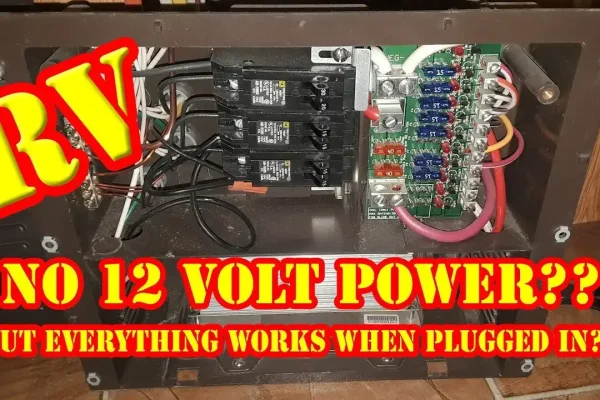 rv power supply dual voltage interface