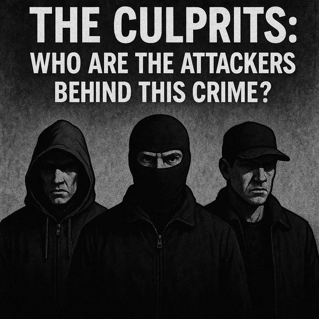Also for this heading "The Culprits: Who Are the Attackers Behind This Crime?"